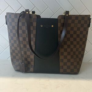 Rare LOUIS VUITTON Damier Jersey N44023 Shoulder Bag